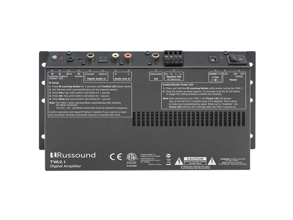 Russound TVA 2.1 - vahvistin (varastopoisto, Oulu)