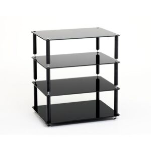 Custom Design Discrete Hi-Fi 4 Lasitasoa musta, myymälän esittelyteline, Turku