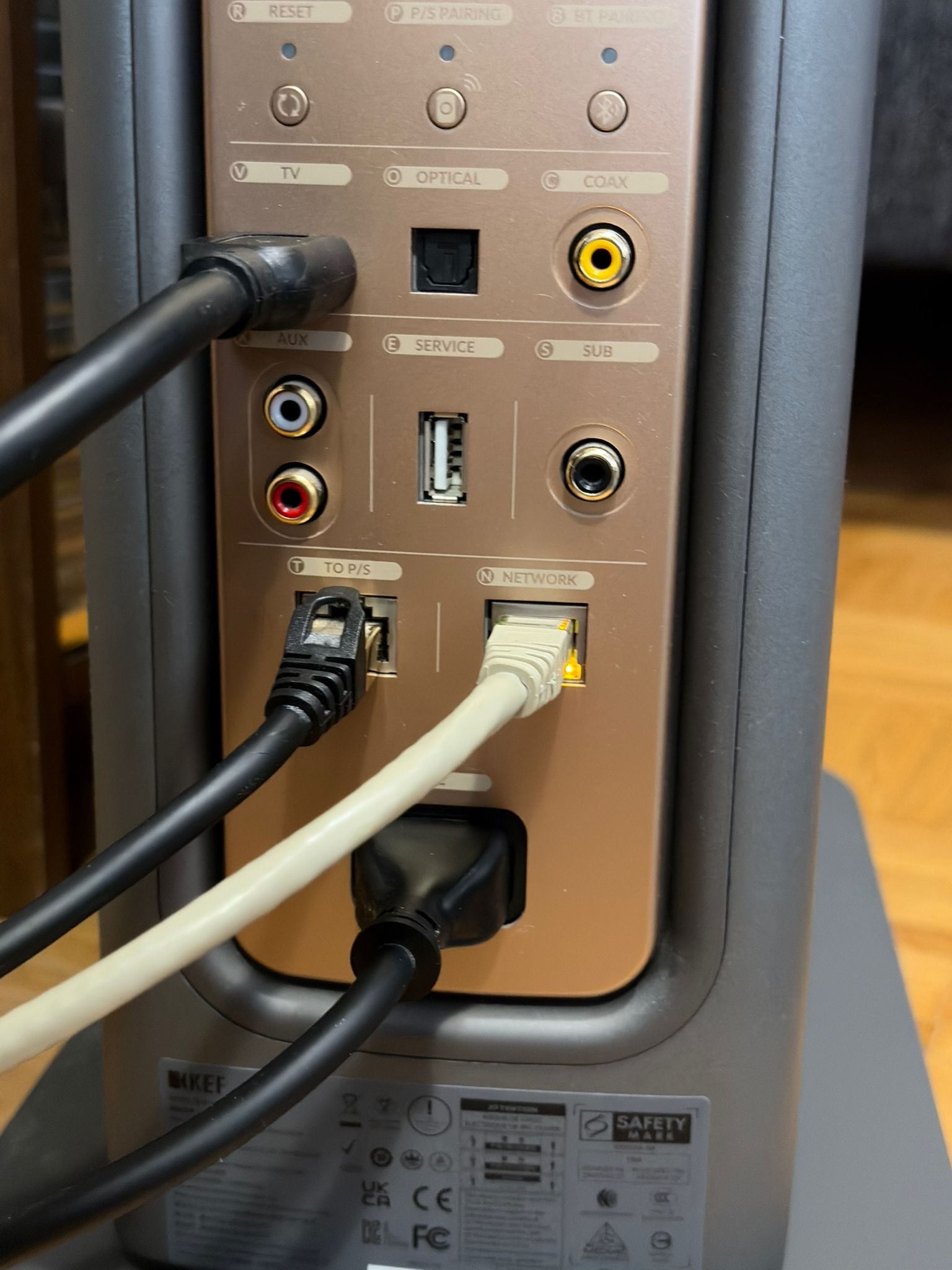 KEF LS60 Wireless aktiivikaiuttimet – myyntitilituote - Image 5