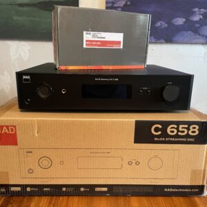 NAD C658 striimeri/esivahvistin/DAC + MDC-USB-DSD moduuli - myyntitili, Oulu