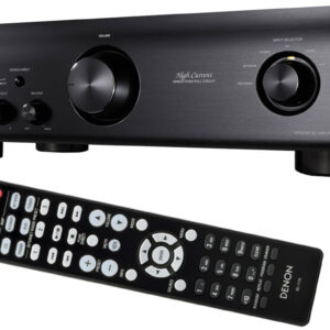 Denon PMA-520AE musta stereovahvistin – uusi paketissa
