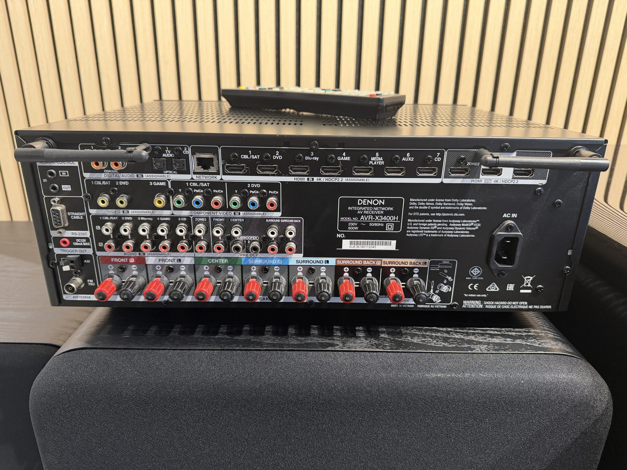 Denon AVR-X3400H – 7.2-kanavainen AV-viritinvahvistin (vaihtolaite) - Image 2
